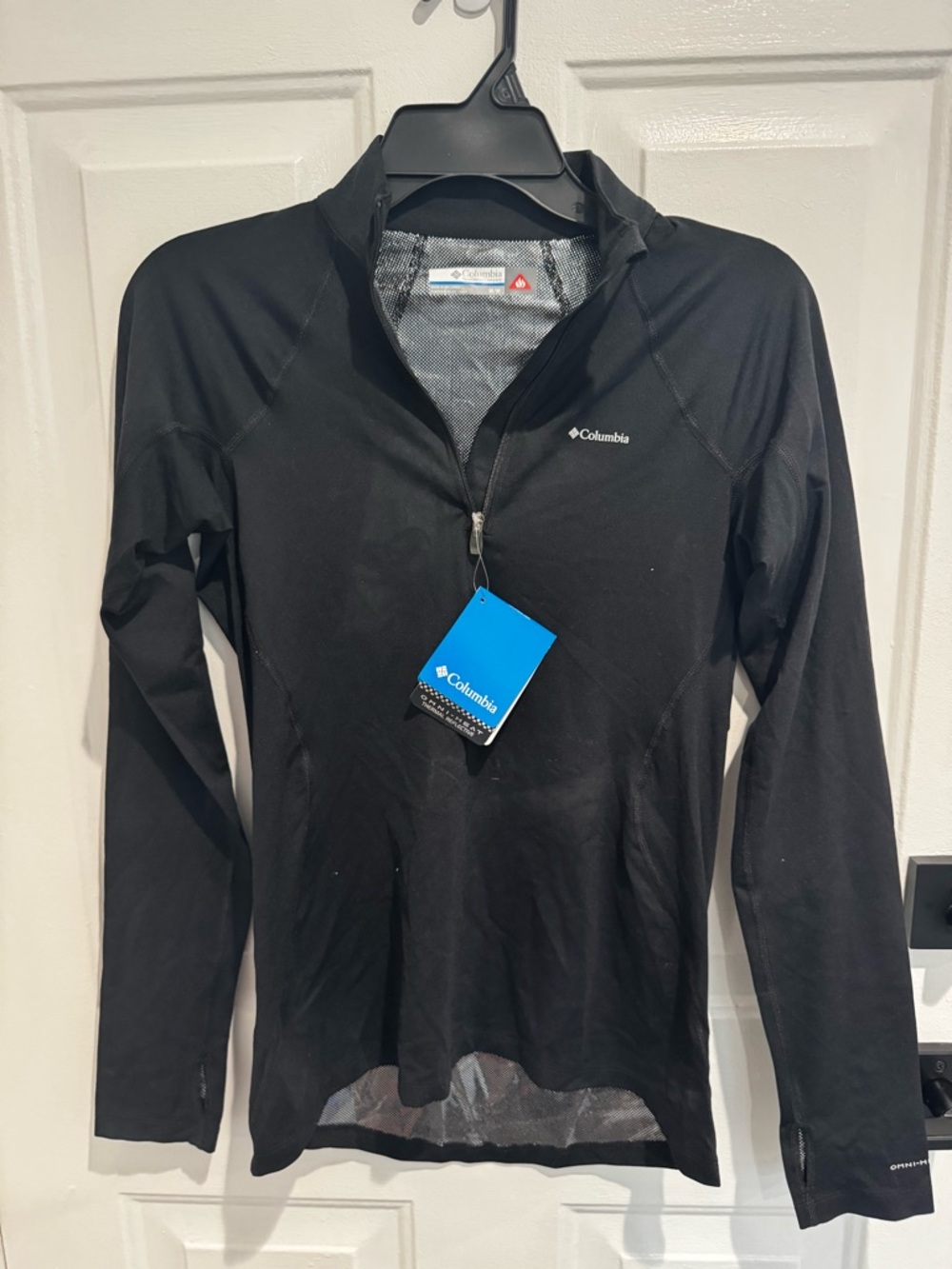 Columbia Black Performance Jacket with Reflective Mesh